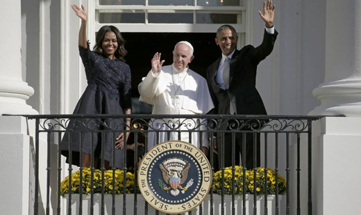 Pope Francis at White House: Fight climate change, aid immigrants