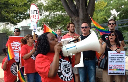 Unions celebrate LGBTQ progress, say challenges remain