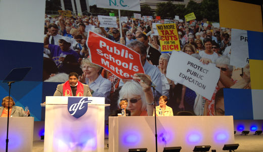 Moral Monday leader a hit at AFT convention