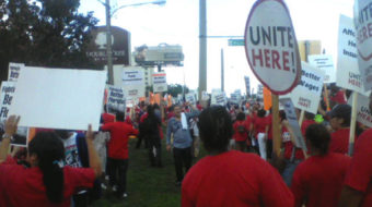 At DoubleTree, workers fight for “better Florida”