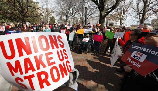 Virginia GOP goes after unions with extreme measures