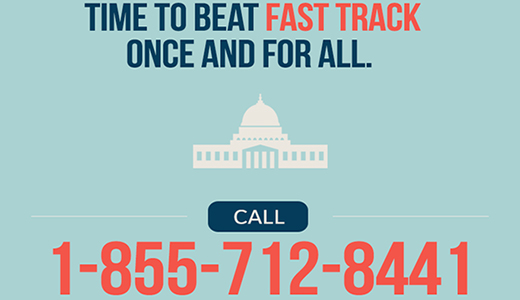 Final countdown to stop TPP: call today