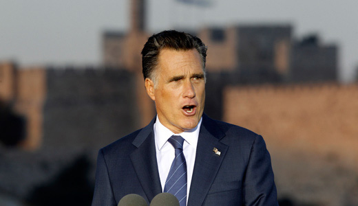 Romney lags among Jewish voters, offends Palestinians too