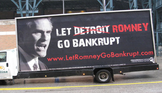 Autoworkers say: Let Romney go bankrupt