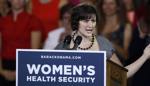 Sandra Fluke campaigning hard for Obama
