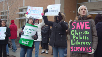 Chicagoans demand “people’s library hours”