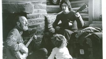 Poem: “Pete Seeger and Arlo Guthrie at Riverfest, St. Paul, Minnesota”