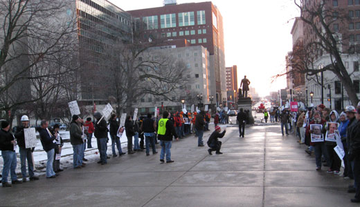 Republicans take the “Walk of Shame” in Michigan