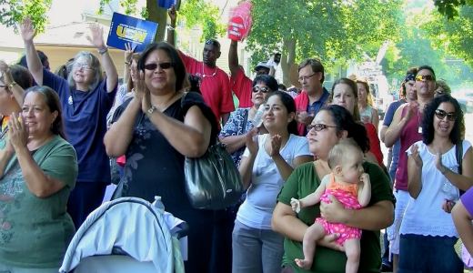 Chicago Southeast Side rally for teachers (with video)