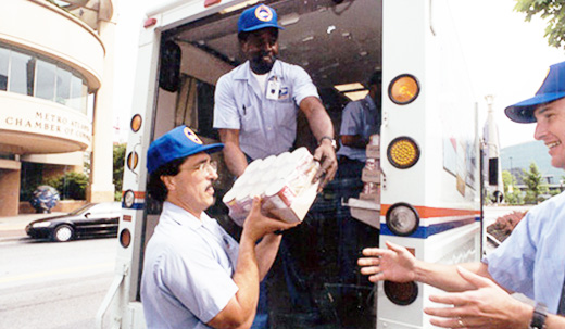 Letter carriers kick off publicity for 20th annual food drive