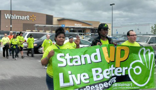 Truckers support Walmart workers ahead of Black Friday