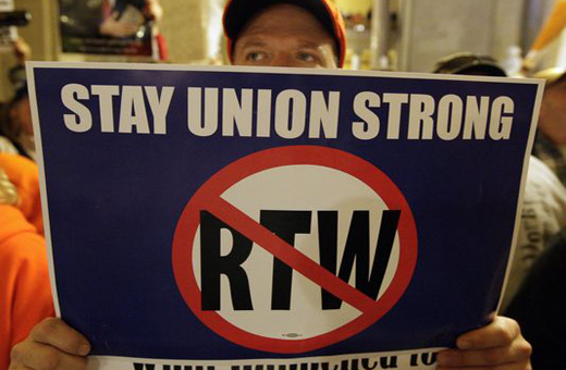 Right-to-work: smokescreen for corporate interests