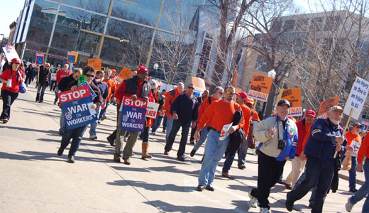 “Recall Walker!” – 62,000 Wisconsin workers fight back