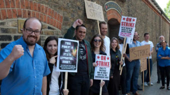 Staff of British left-wing Morning Star strike over Tory union restrictions