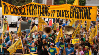 From trains to streets, Climate March moved people