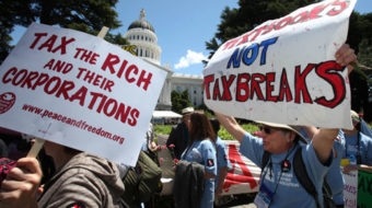 Unions mount effort to end Bush tax cuts