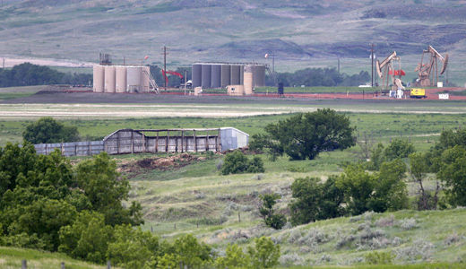 North Dakota park threatened by oil, gas drilling