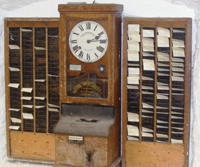 Today in labor history: Employee time clock invented