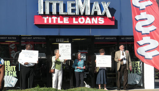 Across Missouri, protests against payday loan decision