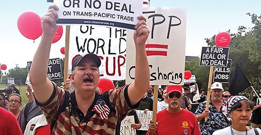Union leaders and immigrants’ rights advocates: new trade pacts disastrous