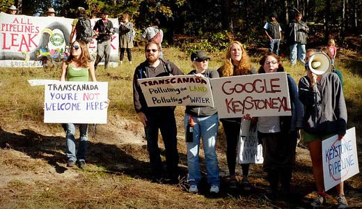 Texas farmers face off against Keystone pipeline
