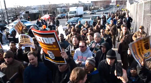 UPS fires 250 workers: class struggle, NY-style (with video)