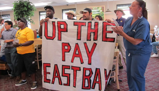 Fast food workers rally vs. poverty wages