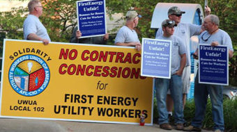 Altoona rally backs locked-out utility workers