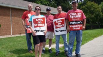Verizon threatens strikers with health care cutoff