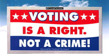 Voter suppression billboards coming down