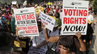 Mass movement the key to voting rights protection