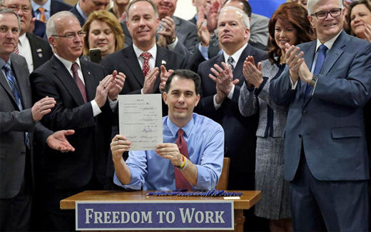 Walker offers rightwing policies tried and tested in his Wisconsin lab