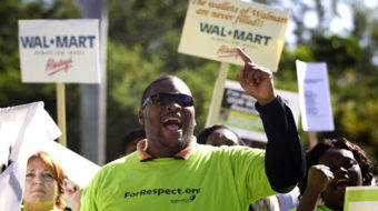 Workers strike as D.C. city council defies Walmart on wages