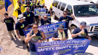 Walmart warehouse workers strike for workplace safety