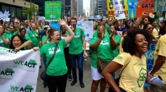 New Yorkers join worldwide climate marchers