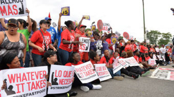 Fast food workers to stage nationwide strike Thursday