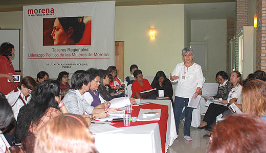 Morena taking steps towards gender equality