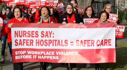 Nurses union asks OSHA for workplace violence standard