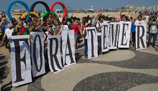 Brazil’s coup government represses Olympics protests, attempts pension and health cuts