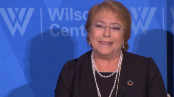 Chilean president Bachelet campaigns for ‘transformative role of women’