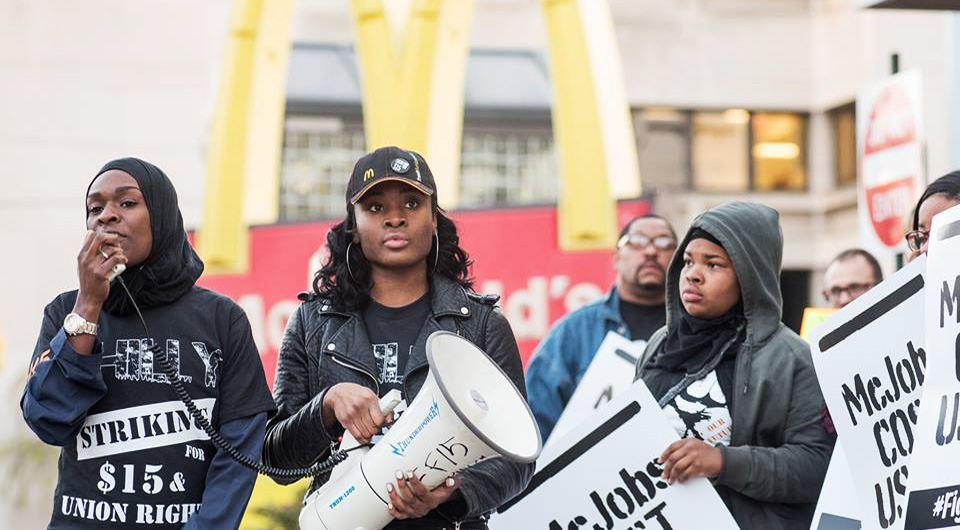 Fight for $15: “McDonald’s, take sexual harassment off the menu”