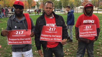 Harvard strike solidarity inspires Connecticut workers