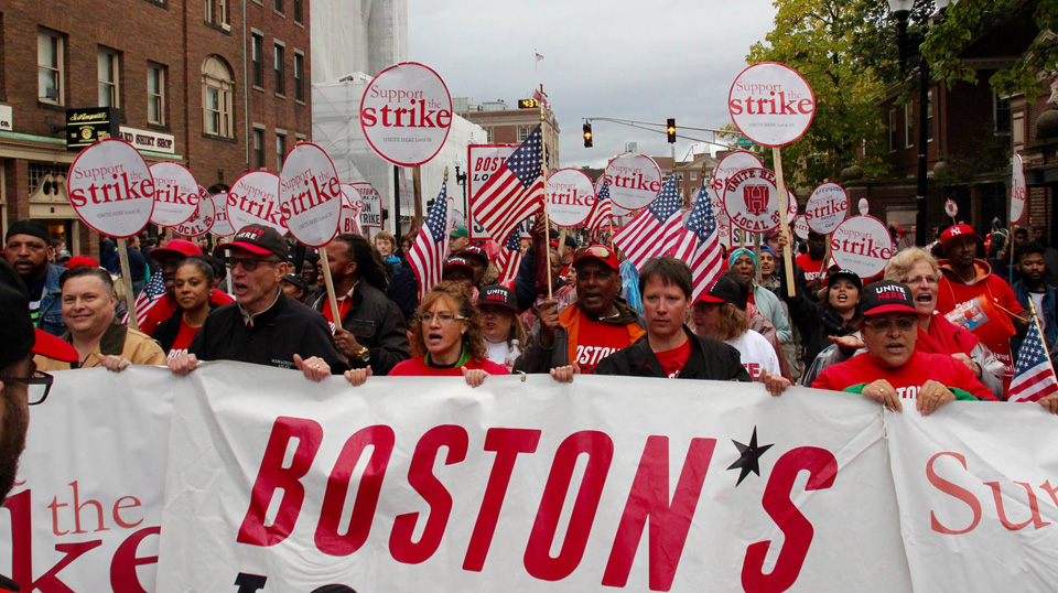 Harvard dining hall workers’ strike gains momentum