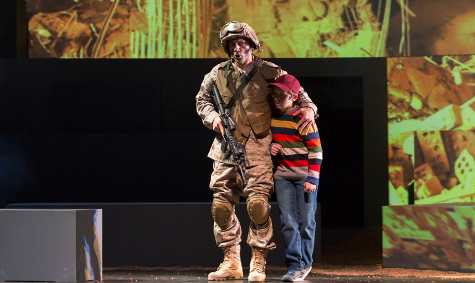 Courageous multimedia opera “Soldier Songs” impresses in San Diego