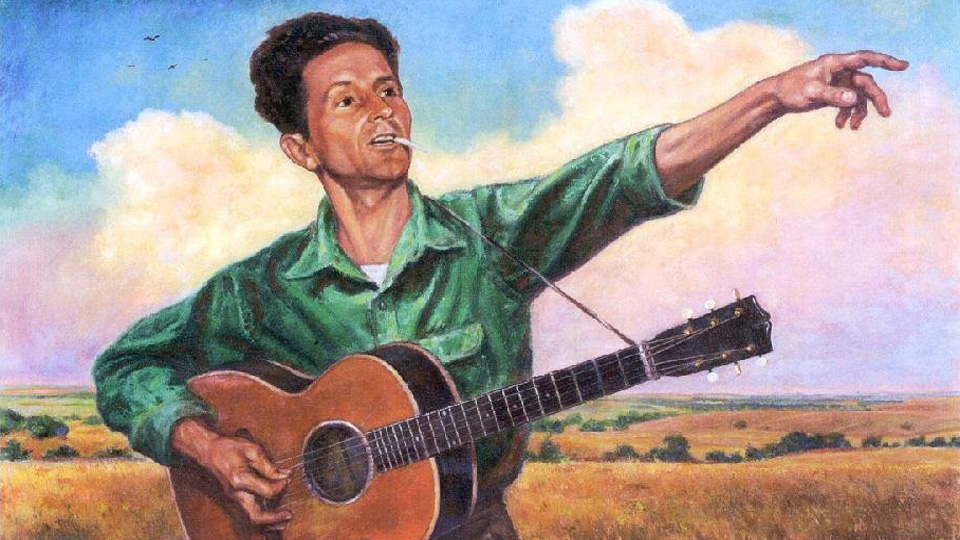 Woody Guthrie, songwriter and People’s World columnist, sings again