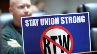 Workers in Washington State fight anti-union bill