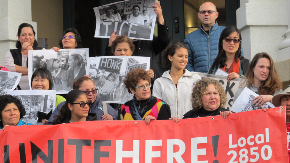 California hotel workers celebrate as Emeryville calls for sanctuary workplaces