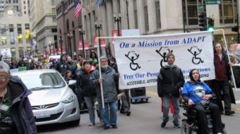 Disability rights movement defends healthcare; demands to be seen
