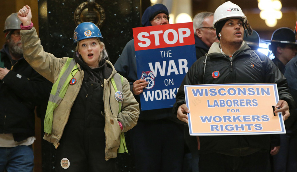 War against workers rages in Midwest states