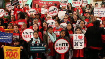 Unite Here’s service workers turn out in force for May Day